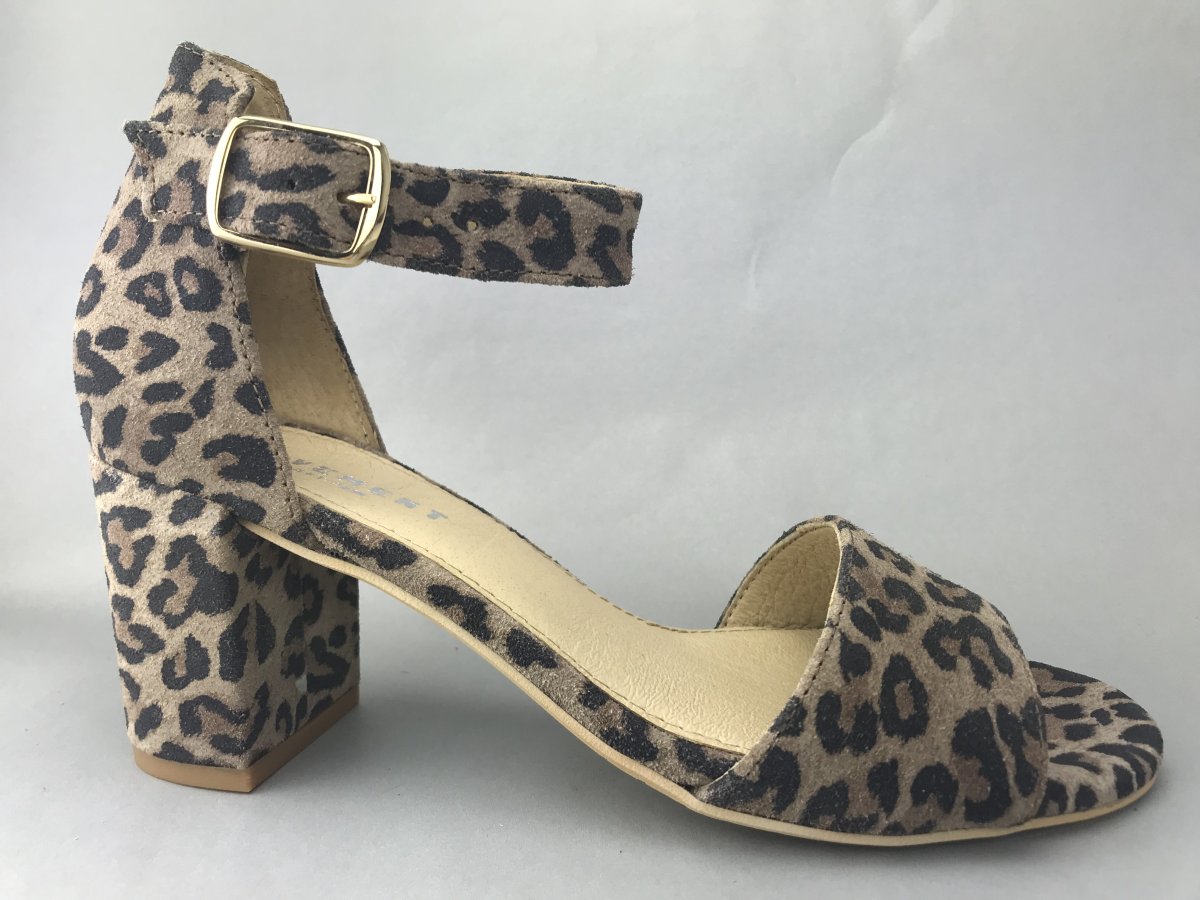 leopard voss sandals