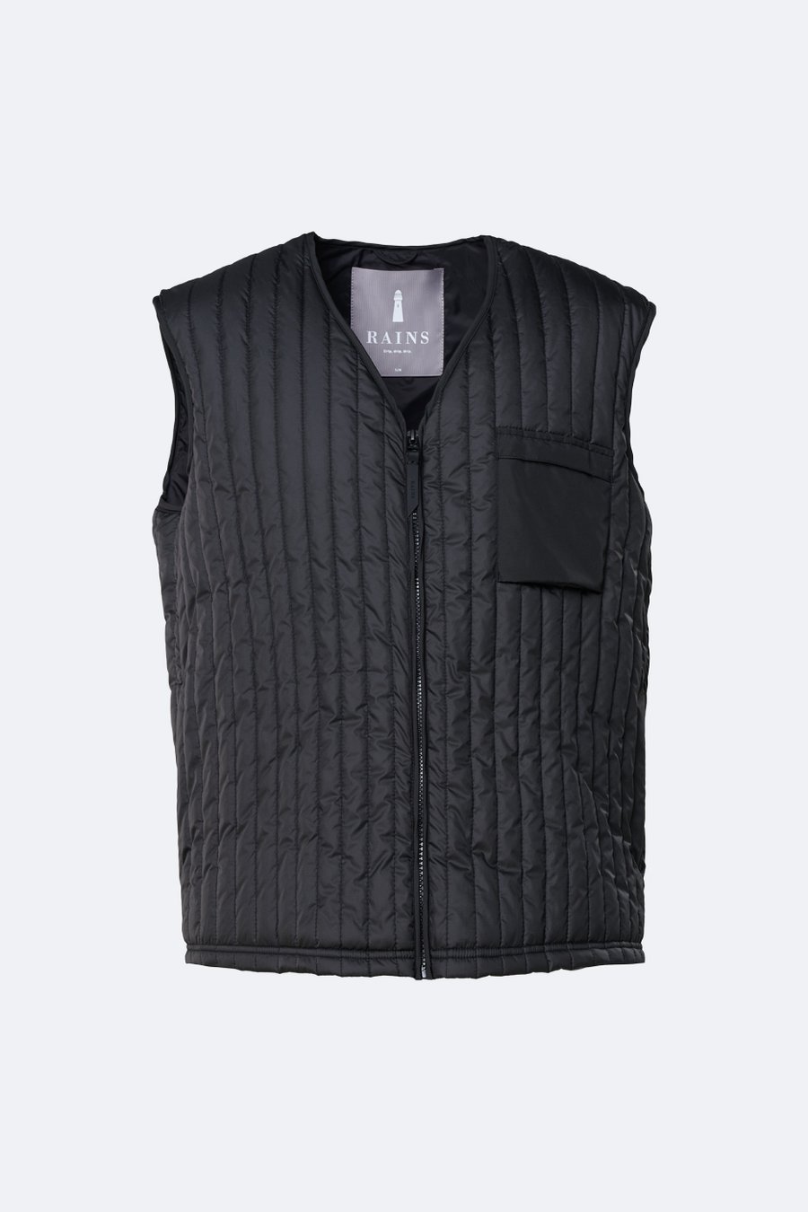 RAINS liner vest black 1832 HERRE TØJ & ACCESSORIES zjoos