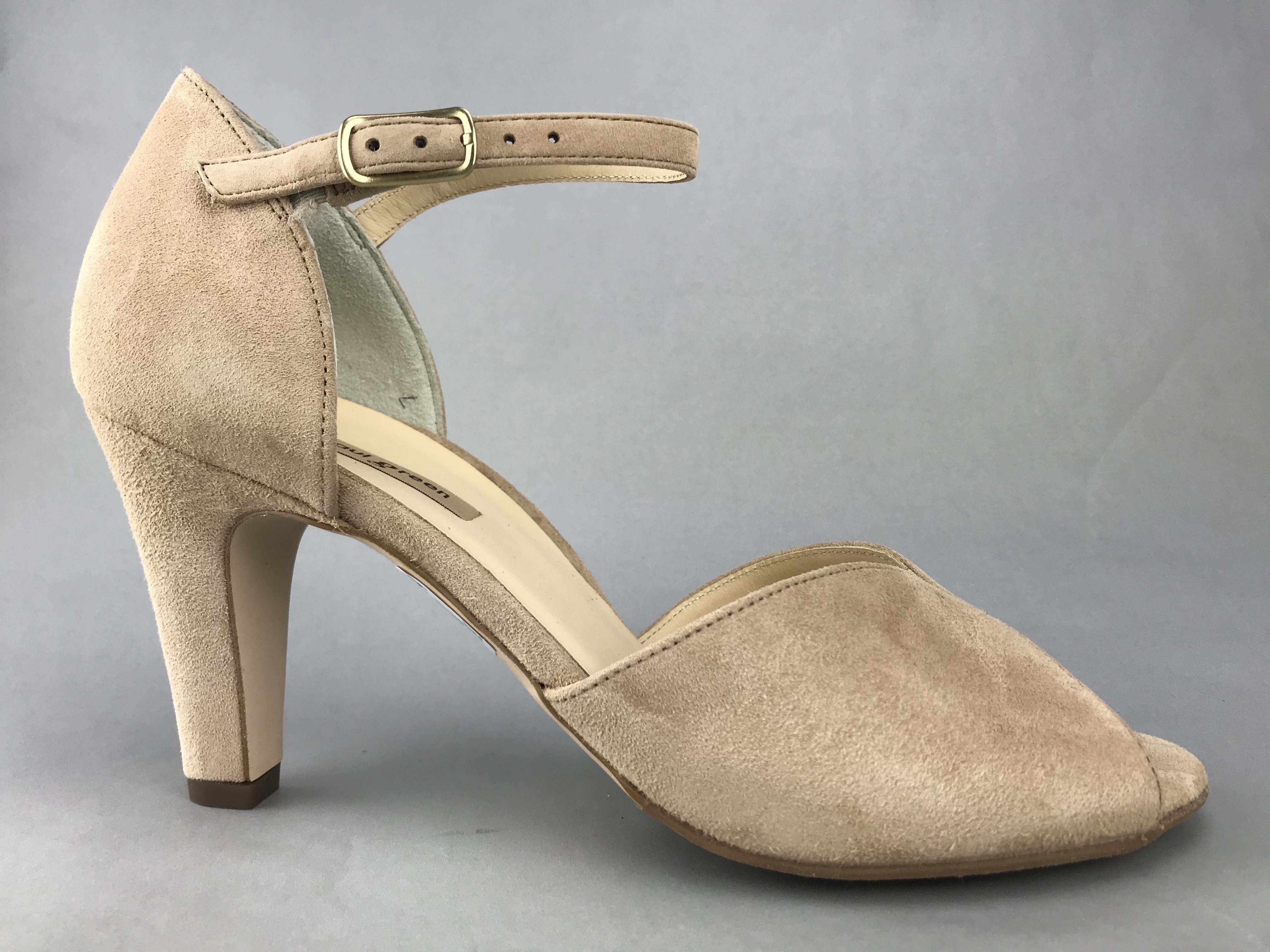 paul green peeptoe ballerina