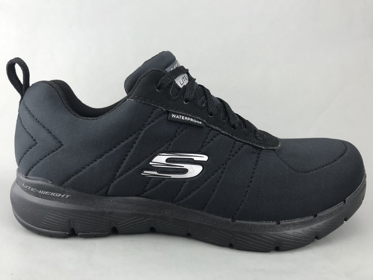 SKECHERS sneakers WATERPROOF sort 88888400 DAME zjooshjoerring.dk
